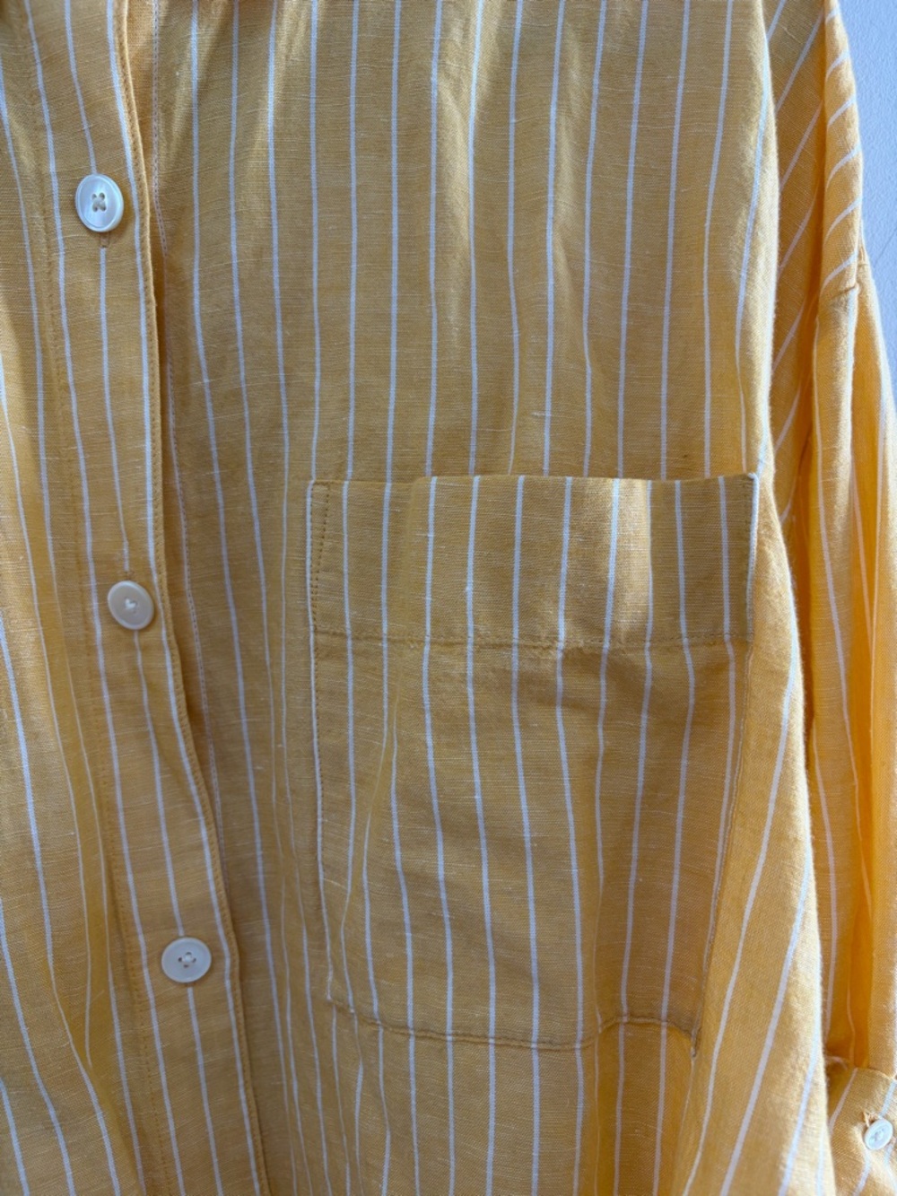 Madewell Linen Cropped Shirt - Picture 6 of 6